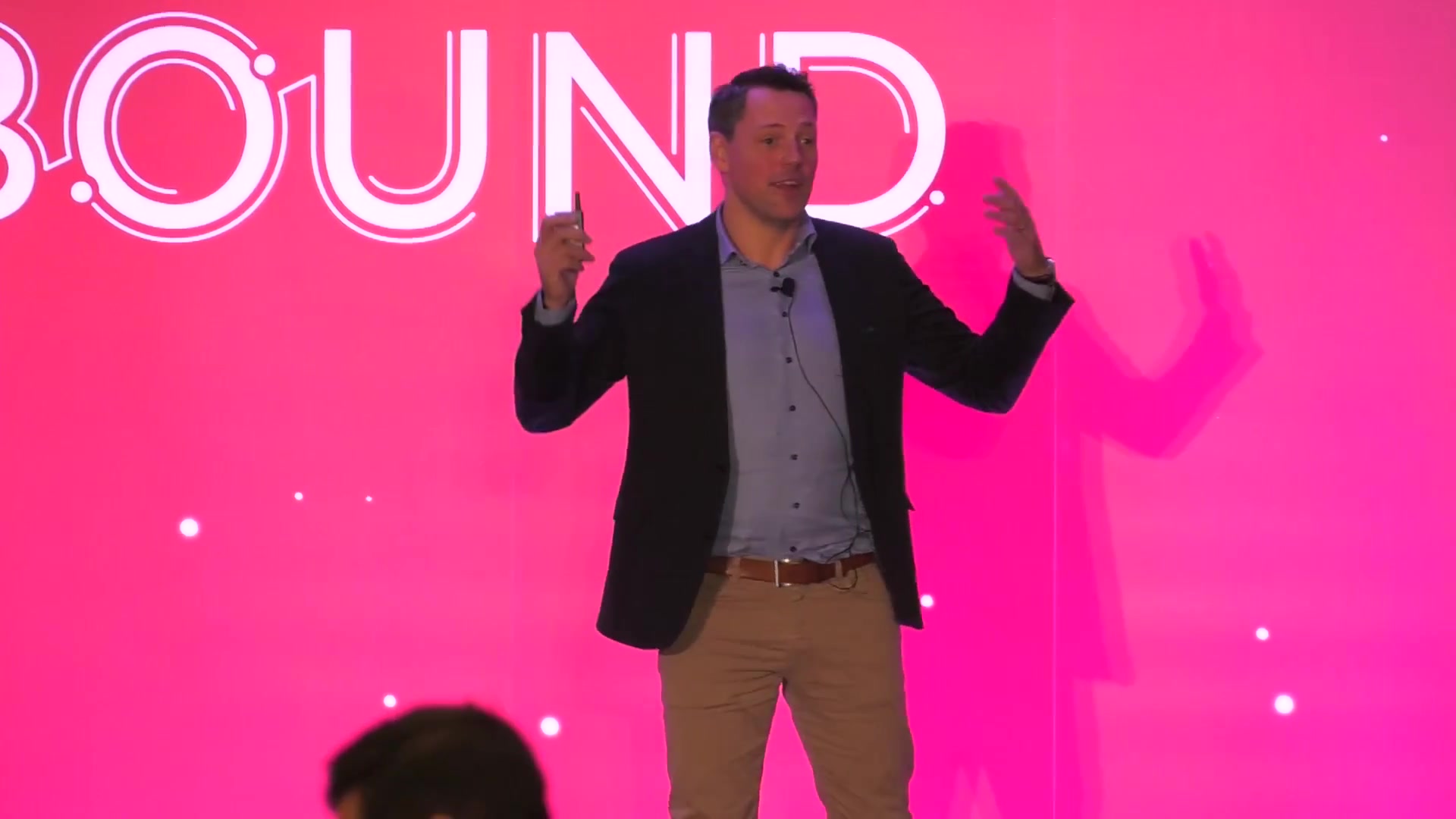 Oliver Lopez speaking at INBOUND 2017